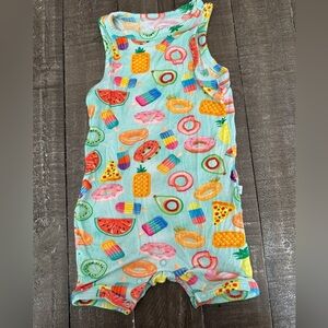 POSH PEANUT Food Pool Floatie Shortie Bamboo 6-9 Months‎